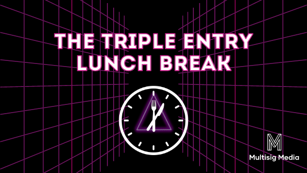 Triple Entry Lunch Break event promo